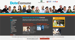 Desktop Screenshot of dotecomune.it